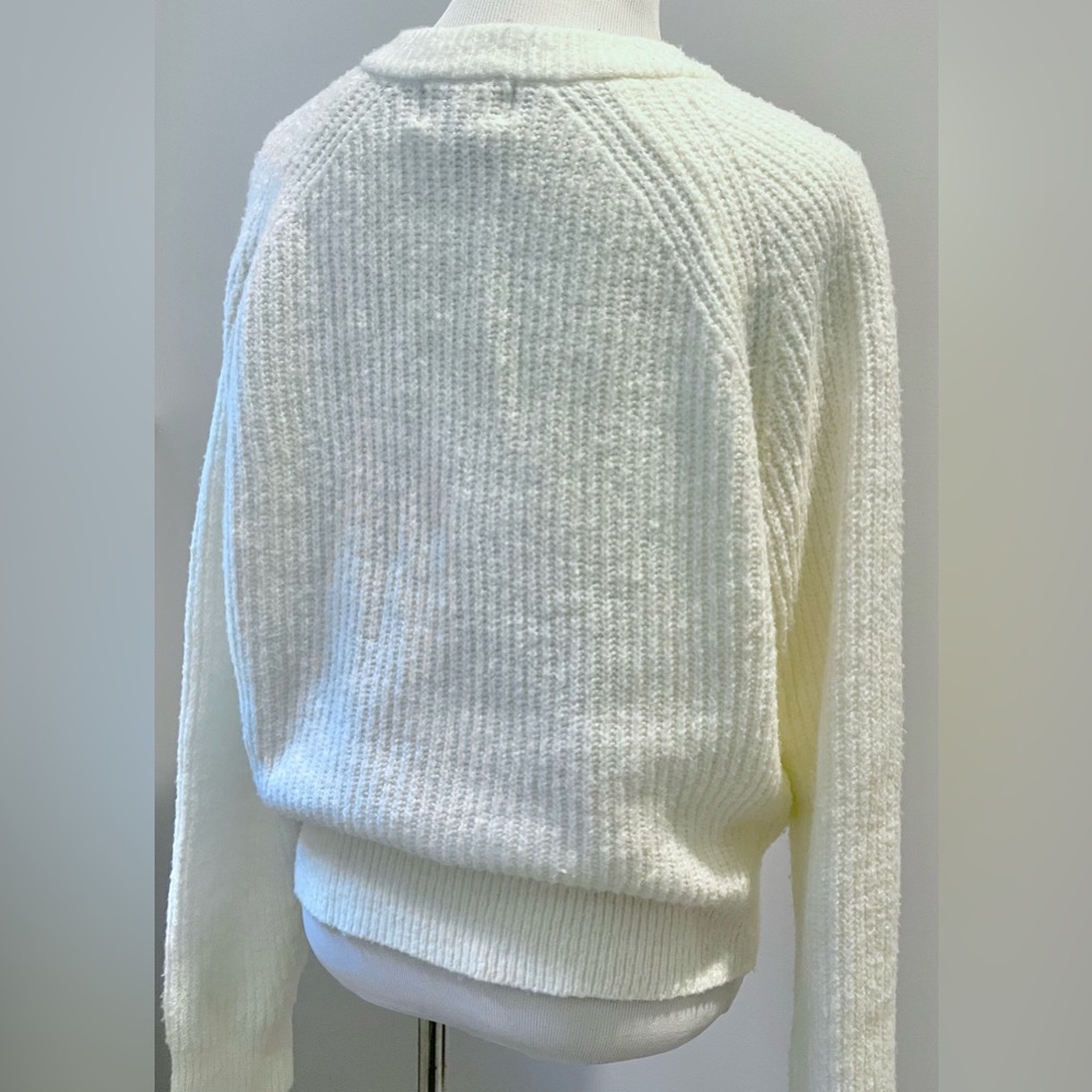 Cream Button Up Cardigan Universal Thread Large - Picture 3 of 5
